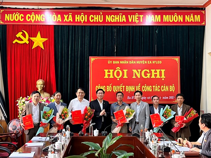 Hội nghị công bố Quyết định về công tác cán bộ